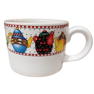 Sakura Afternoon Tea At Home w/ Mary Engelbreit Coffee Mug Cup 1994 Replacement